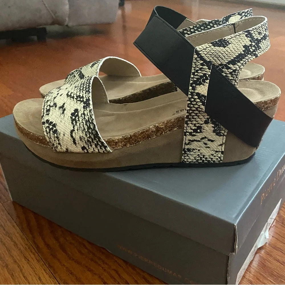 Snake skin wedges - Picture 4 of 4